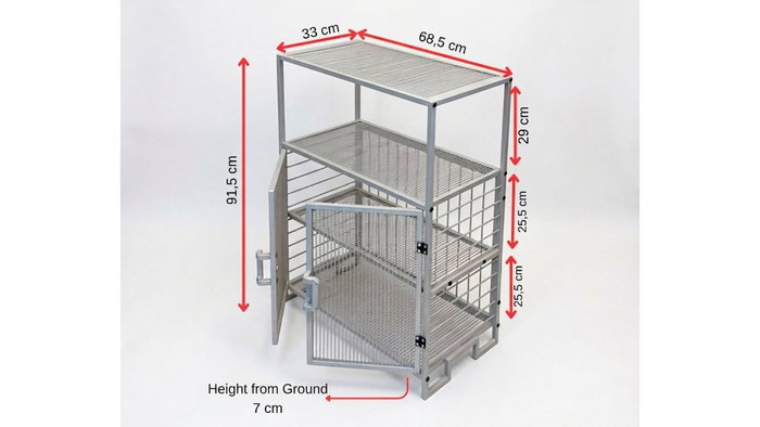 Hanah Home Kron Armario Multiusos Gris